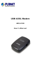 Planet Bridge/Router ADU-2100 User Manual