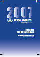 Polaris 600 HO IQ Owner's Manual