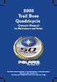 Polaris Trail Boss 330 Quadricycle Owner's Manual