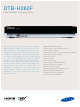 Samsung DTB-H260F Specification Sheet