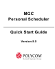 Polycom 8 Quick Start Manual