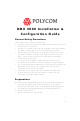 Polycom Real-Time Media Conferencing Platform RMX 2000 Installation &  Configuration Manual