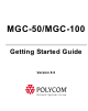 Polycom MGC-50 Getting Started Manual