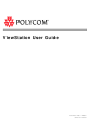 Polycom ViewStation SP ViewStation User Manual
