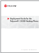 Polycom CX300 Deployment Manual