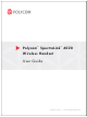 Polycom SpectraLink 1725-36092-001 User Manual