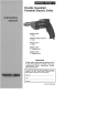 Porter-Cable 2601 Instruction Manual