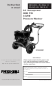 Porter-Cable D27927-034-0 Instruction Manual