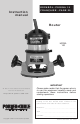 Porter-Cable 100 Instruction Manual