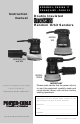 Porter-Cable QUICKSAND 332 Instruction Manual