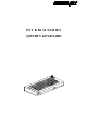 POSIFLEX PST KB136 Series User Manual