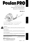 Poulan Pro 530163031 Instruction Manual