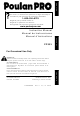 Poulan Pro 115249326 Instruction Manual