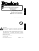 Poulan Pro 2000-01 Operator's Manual
