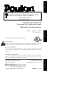 Poulan Pro 530163636 Instruction Manual