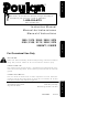 Poulan Pro 545123582 Instruction Manual