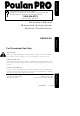 Poulan Pro 545137246 Instruction Manual