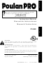 Poulan Pro 545186756 Instruction Manual