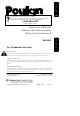 Poulan Pro BH 2660 Instruction Manual