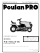 Poulan Pro 177029 Owner's Manual