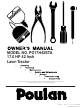 Poulan Pro 184217 Owner's Manual