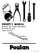 Poulan Pro 184433 Owner's Manual