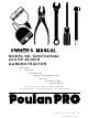 Poulan Pro 191491 Owner's Manual
