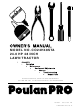 Poulan Pro 191697 Owner's Manual