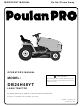 Poulan Pro 195032 Operator's Manual