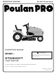 Poulan Pro 196692 Operator's Manual
