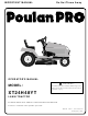 Poulan Pro 196712 Operator's Manual