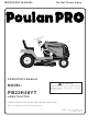 Poulan Pro 402557 Operator's Manual