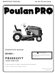Poulan Pro 402938 Operator's Manual