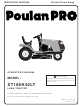 Poulan Pro 403780 Operator's Manual