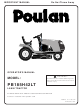 Poulan Pro 404040 Operator's Manual