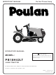 Poulan Pro 405327 Operator's Manual