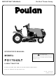 Poulan Pro 411150 Operator's Manual