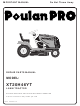 Poulan Pro 412413 Repair Parts Manual