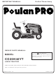 Poulan Pro 412525 Parts Manual