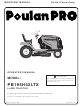 Poulan Pro 418769 Operator's Manual