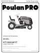 Poulan Pro 419765 Repair Parts Manual