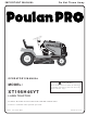 Poulan Pro 419764 Operator's Manual