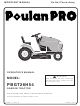 Poulan Pro 423349 Operator's Manual