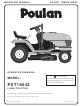 Poulan Pro 424008 Operator's Manual