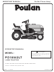 Poulan Pro 425182 Operator's Manual