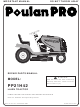 Poulan Pro 532 41 91-64 Repair Parts Manual