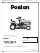 Poulan Pro 96012006805 Operator's Manual
