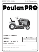 Poulan Pro 96042004100 Operator's Manual
