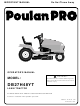 Poulan Pro DB27H48YT Operator's Manual