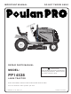 Poulan Pro Poulan Pro 96011027800 Repair Parts Manual